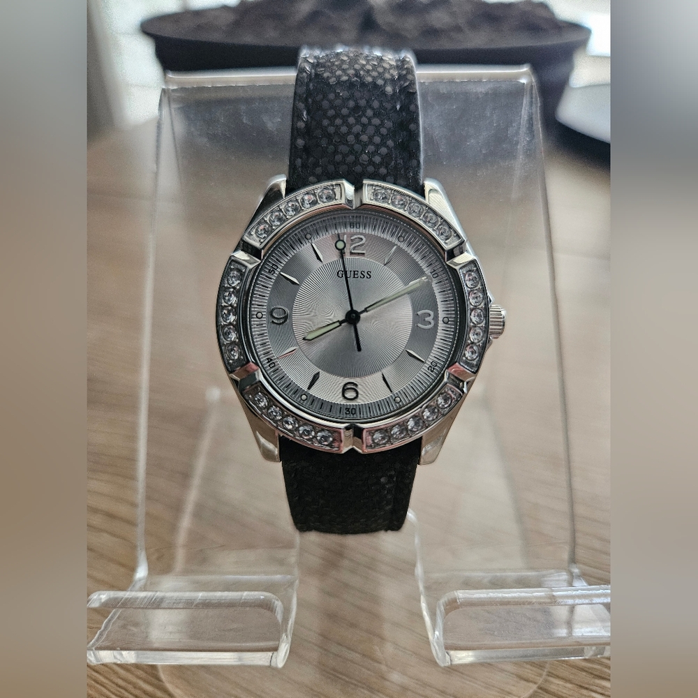 Guess Women's Watch (Sparkly Black Band)